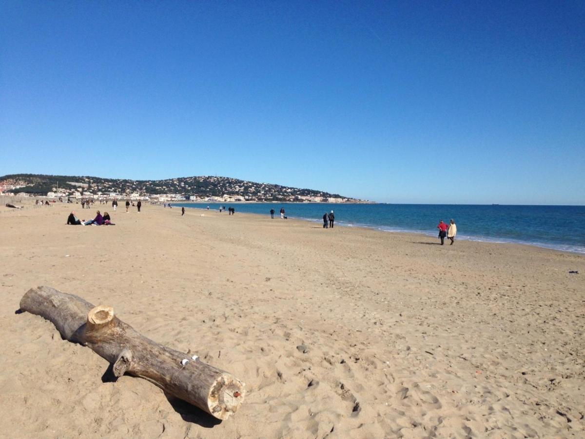 3P Climatise Avec Parking, Piscine, Proche Plage Et Commerces A Sete - Fr-1-338-497 外观 照片